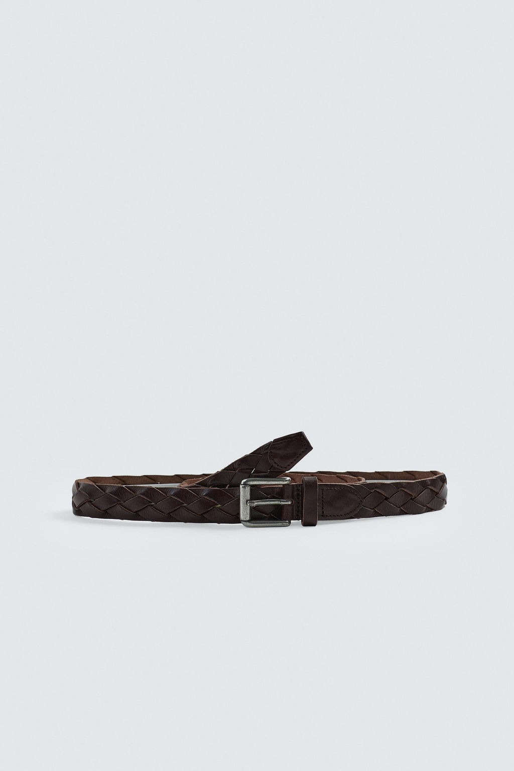 PLAITED LEATHER BELT