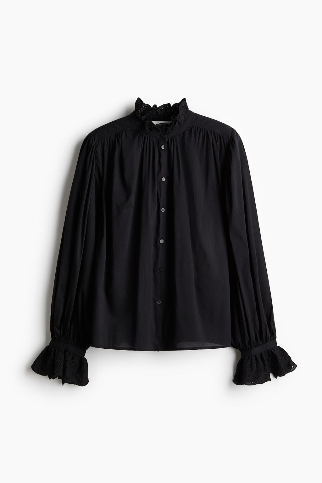 Blusa con bordado ingles - H&m фото 5