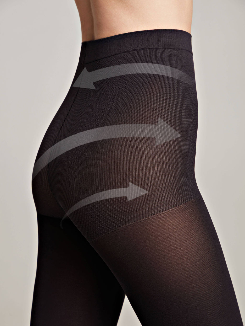 Колготки теплые CONTE Плотные матовые колготки VELOUR ACTIVE 100 Lycra® anthracite - Conte elegant фото 3