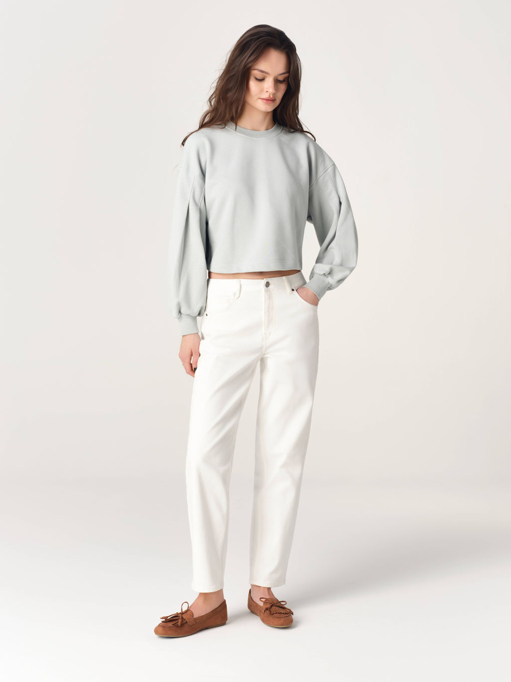 CONTE CON-854 Брюки женские off white  фото 2