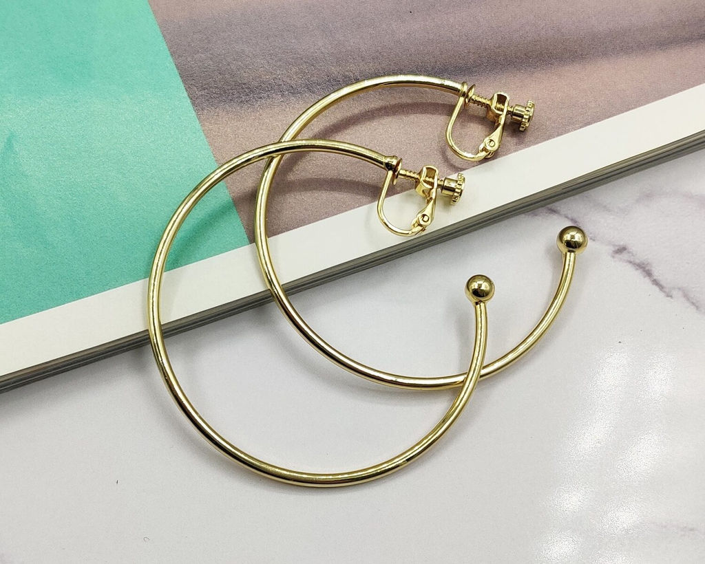 Серьги-клипсы Кольца