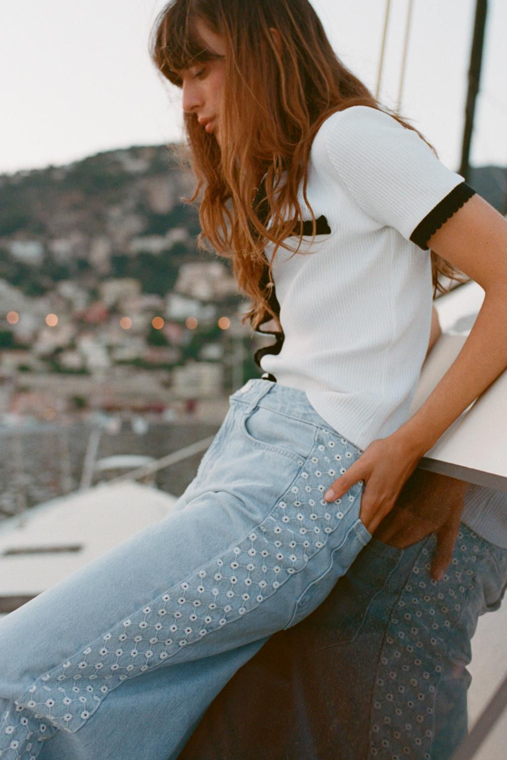 CONTRAST RIBBED CARDIGAN - Zara фото 3