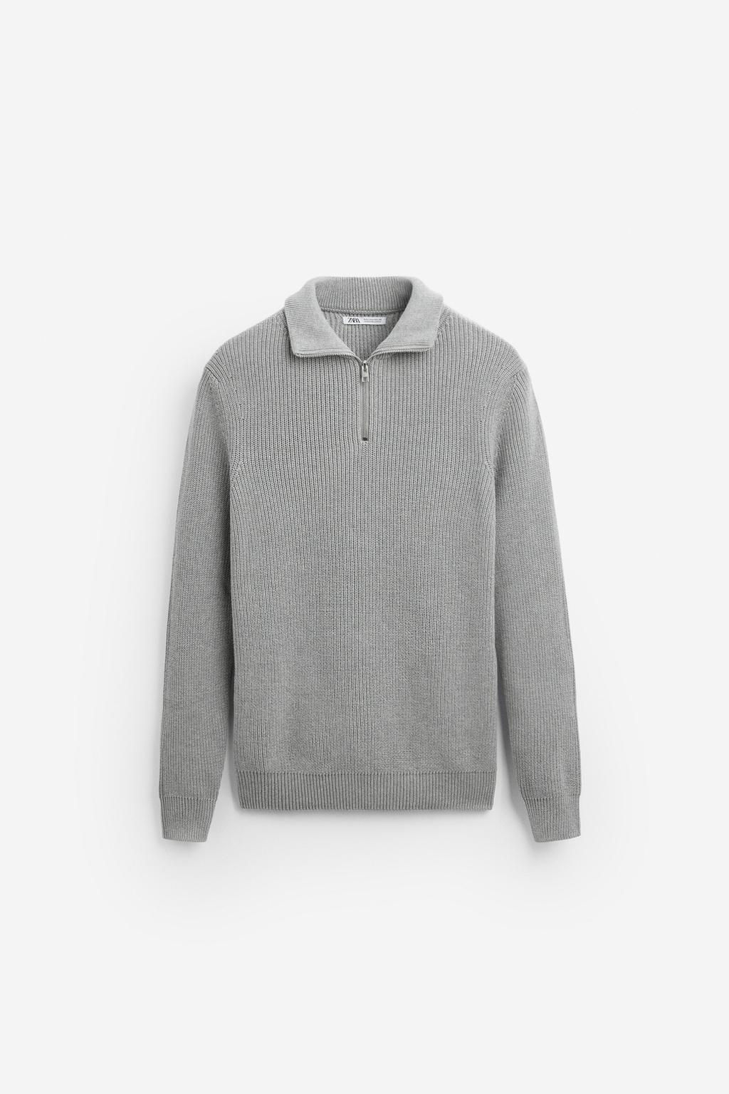 QUARTER-ZIP SWEATER - Zara фото 38