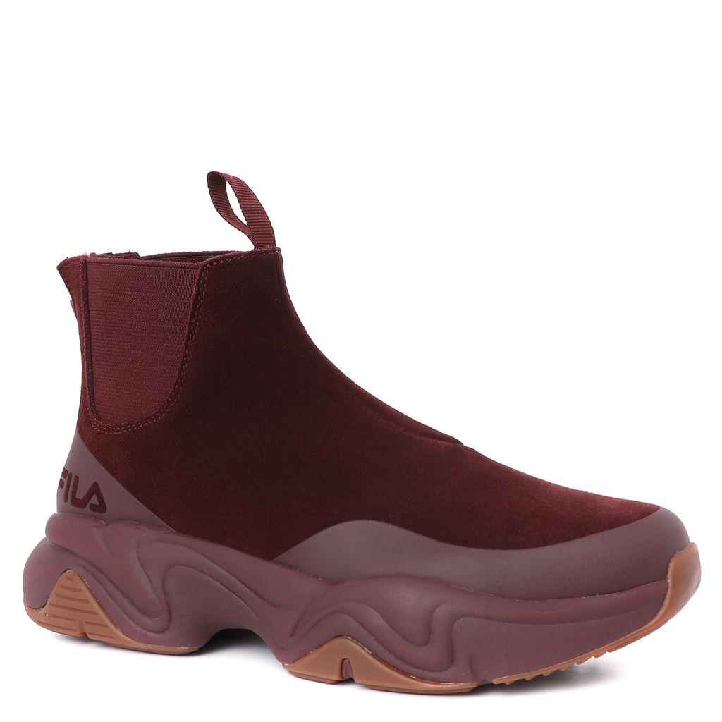 Женские высокие кроссовки FILA NEBULA MID 2.0 W Артикул 2414894, бордовый