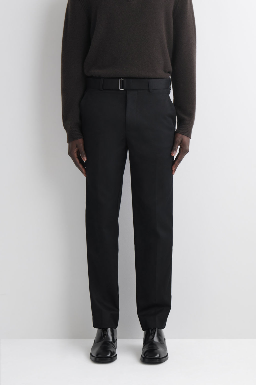 PANTAL?N CON CINTUR?N PIERNA RECTA REGULAR FIT - H&m фото 8