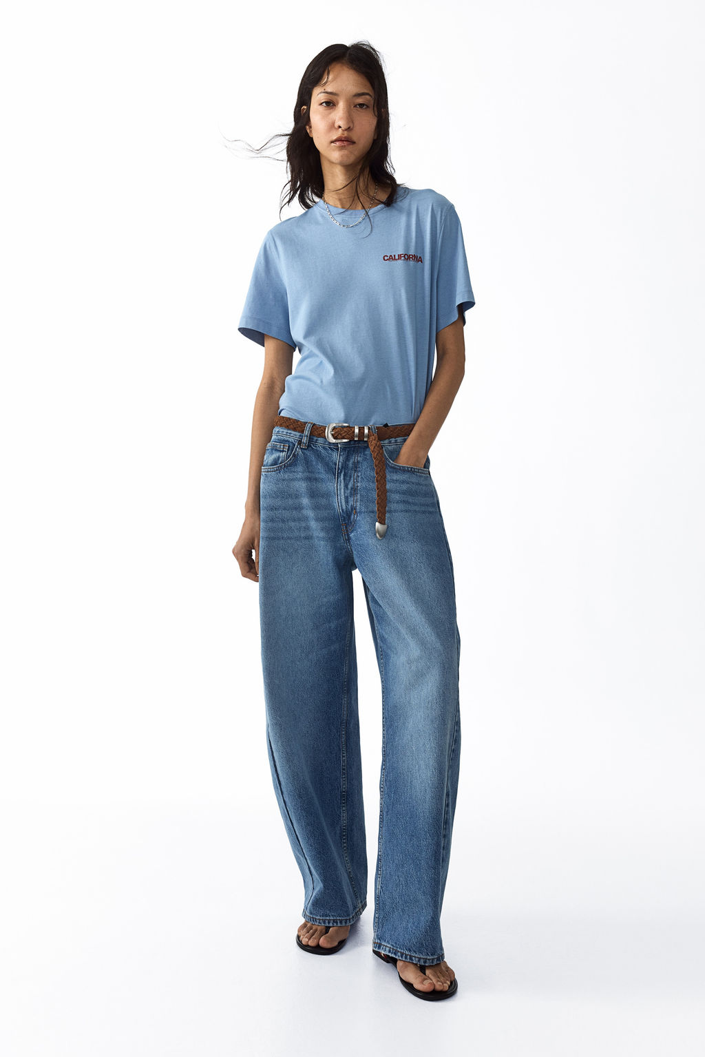 Barrel Regular Waist Jeans - H&m фото 6