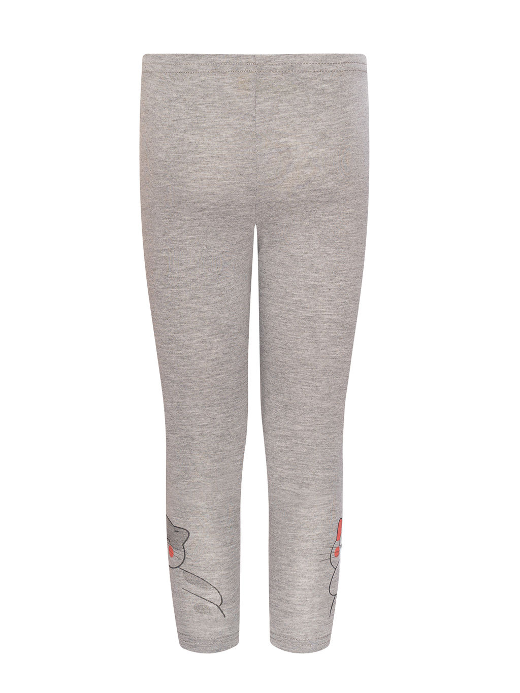 Лосины детские серые сердечки