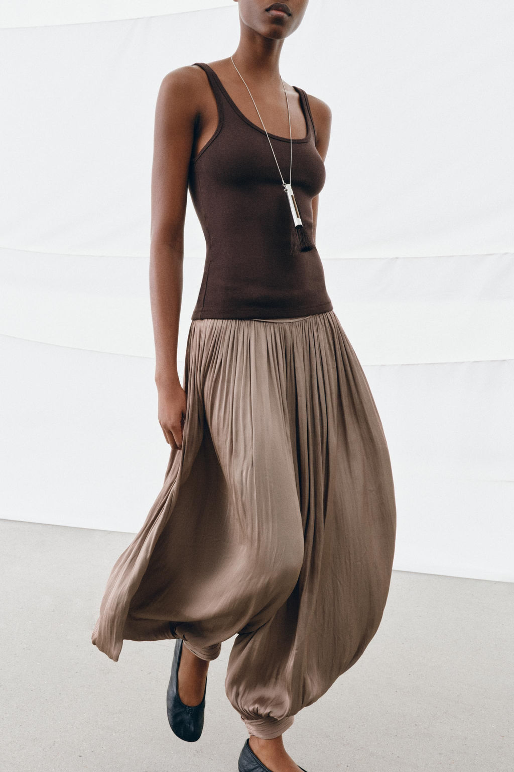 CAMISETA TIRANTES / Marr?n - Zara фото 2