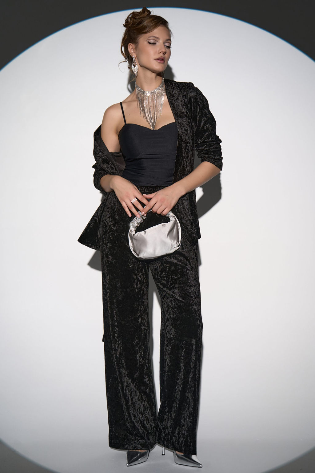 Брюки Эдит (чёрный) - Эльза фото 19