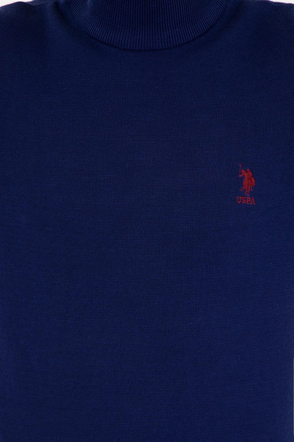 U. S. Polo Assn / Мужской синий базовый свитер - U.s. polo assn фото 6
