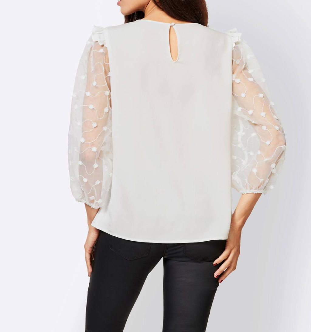 Блузка, экрю - Ashley brooke фото 4