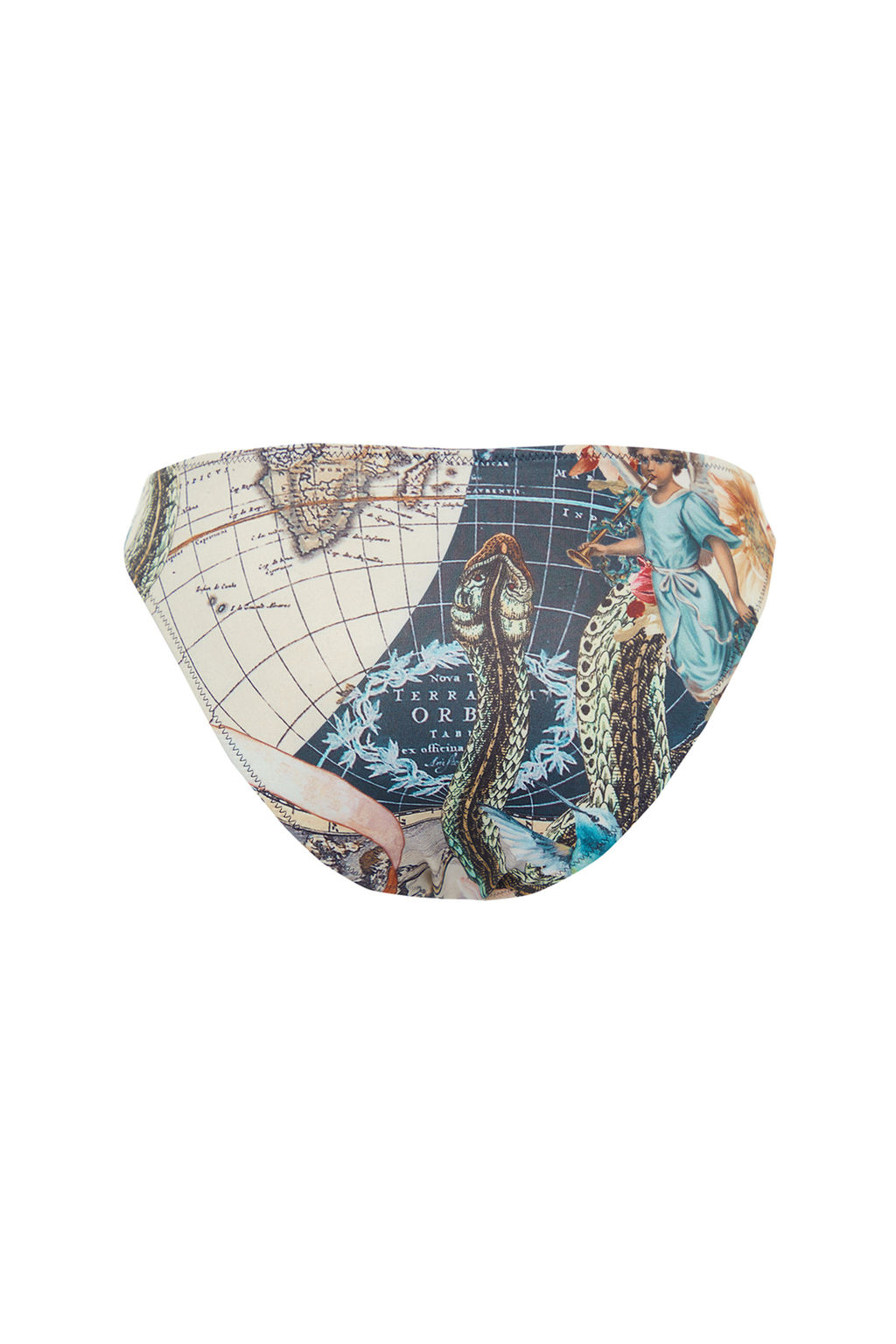 TRENDYOLMILLA Etnik Desenli Normal Paca Bikini Alt? TBESS22BA0306  фото 9