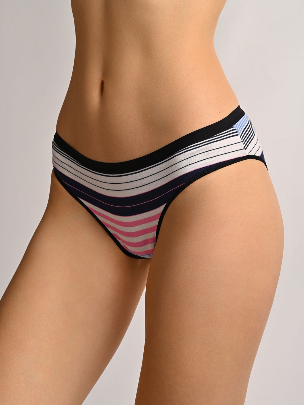 Женские трусы слипы в полоску (Арт. 4163LUF)