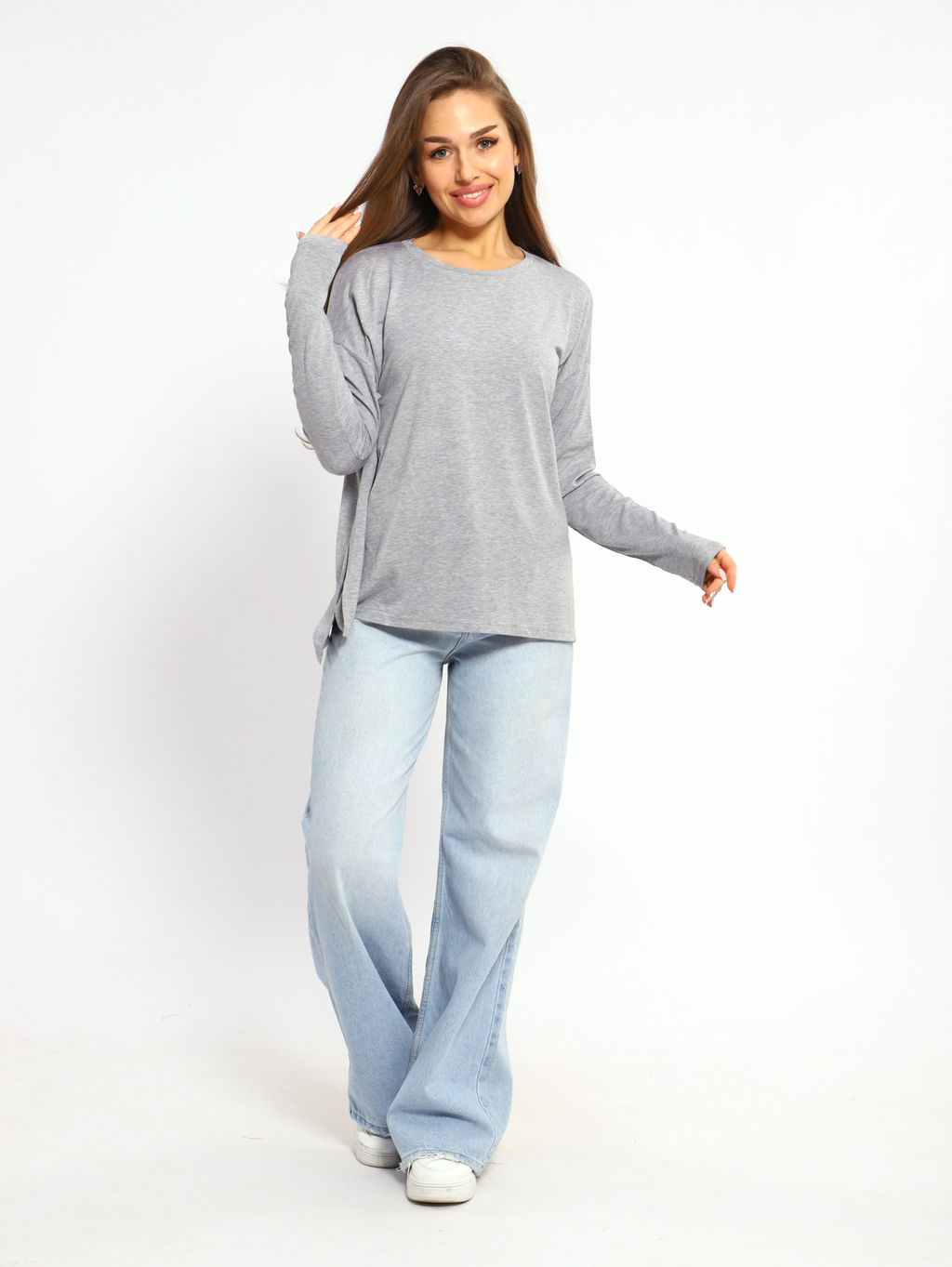 *Джемпер женский Ф-3-040в (серый)