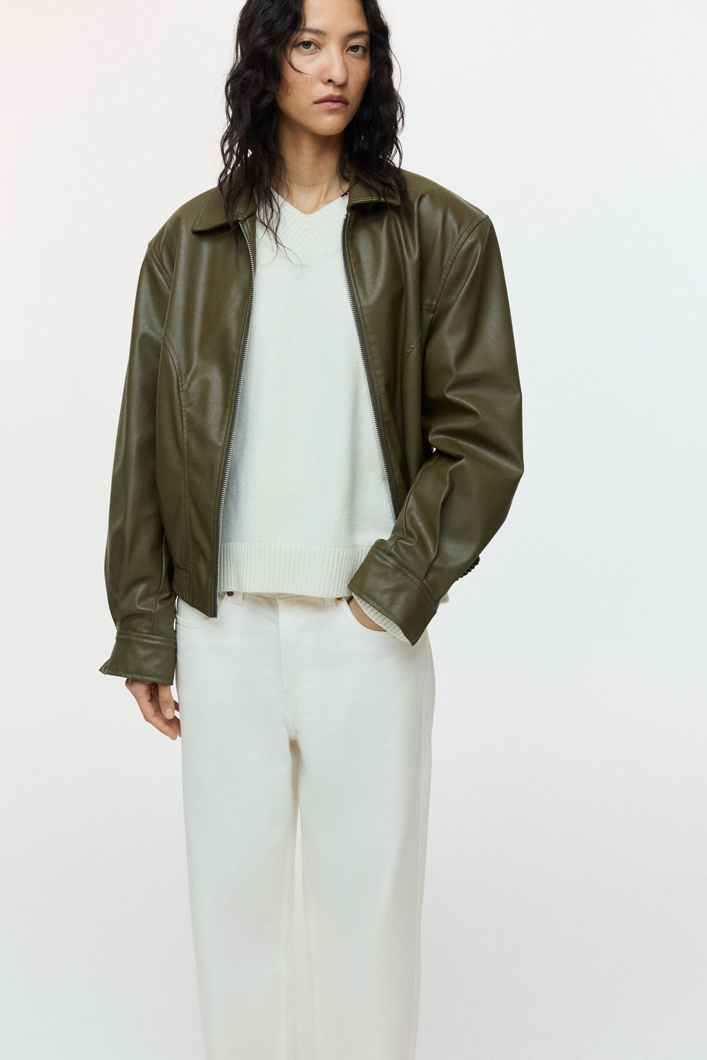 Wide Regular Jeans - H&m фото 7