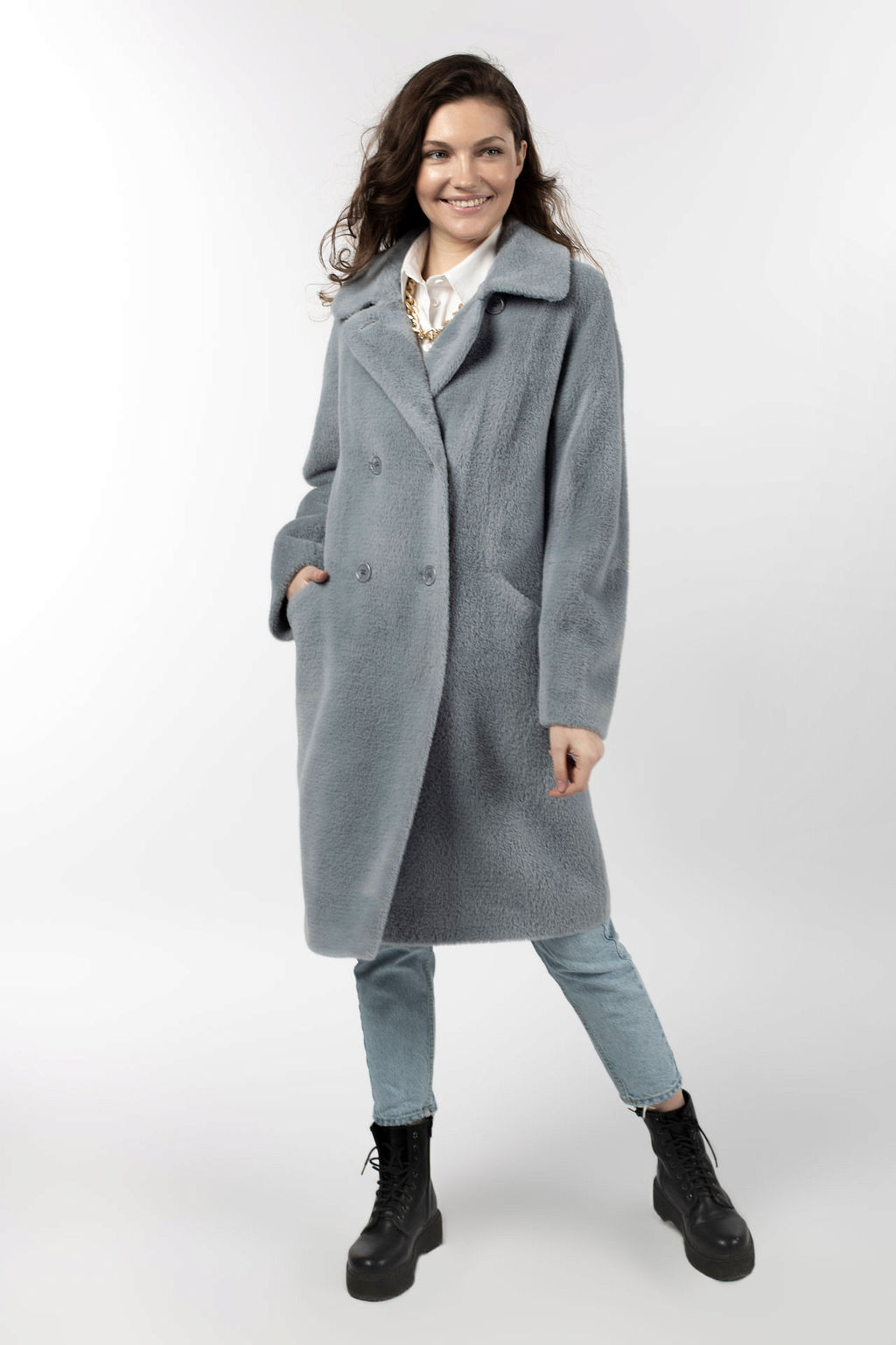 Пальто женское демисезонное - El podio фото 2