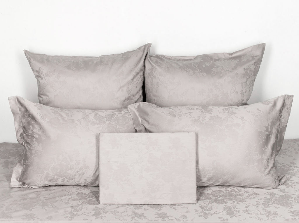 Комплект постельного белья 4526-БЧ 2-х сп. рис. 15-0000 цв. серый