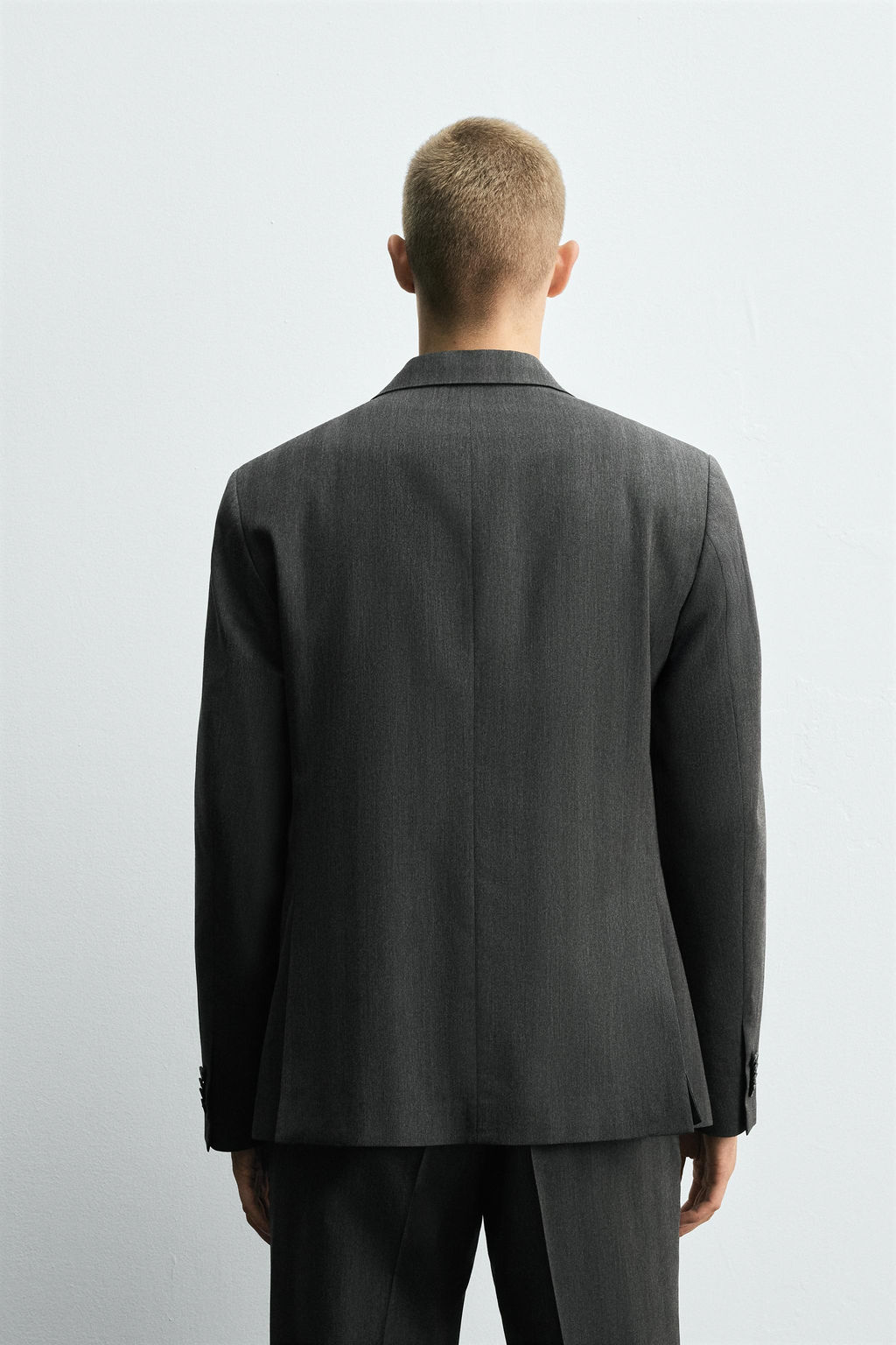 HERRINGBONE SUIT BLAZER - Zara фото 3