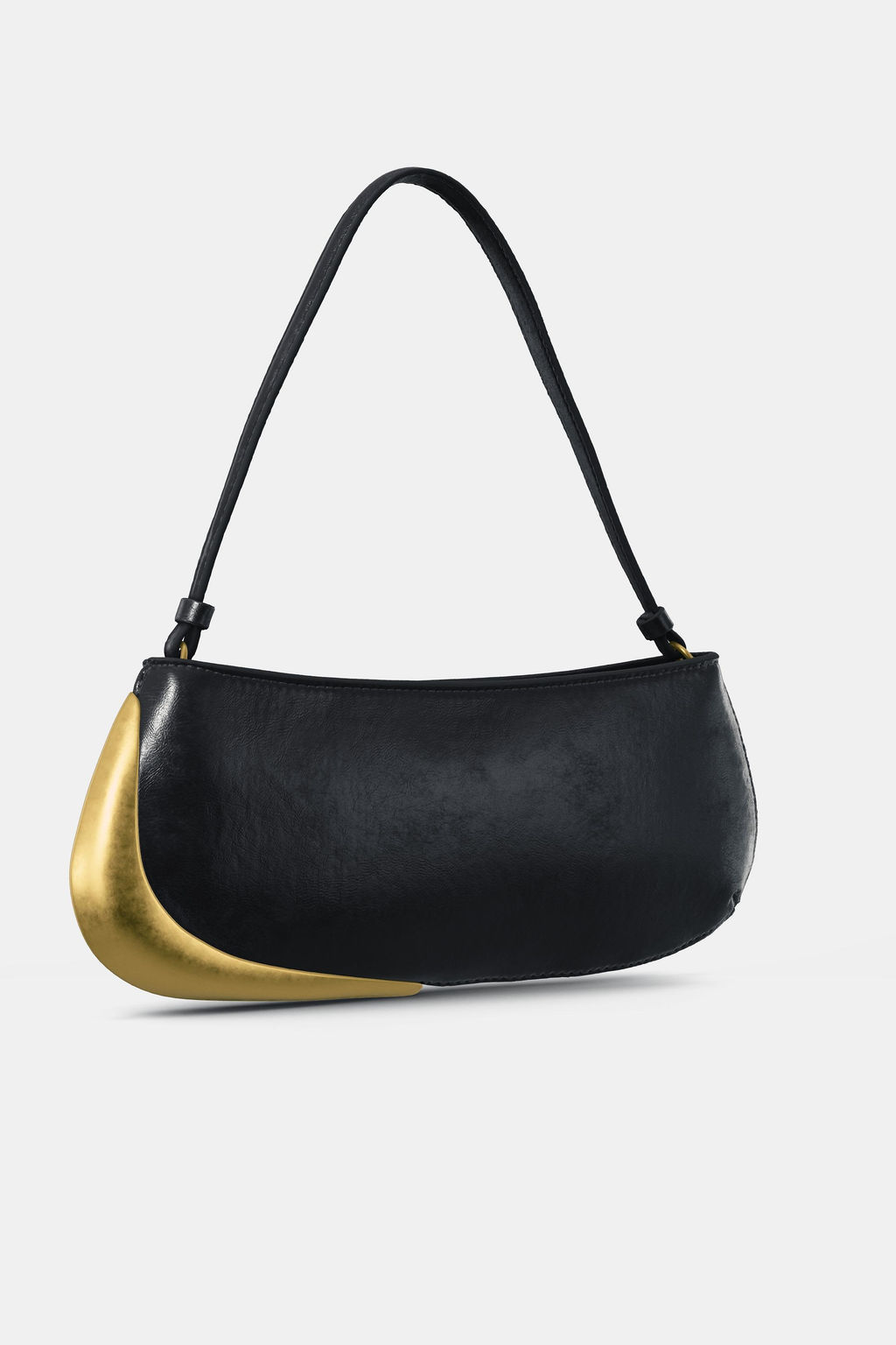 SHOULDER BAG WITH METAL DETAIL