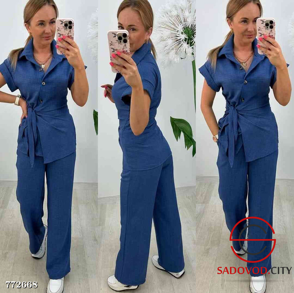 Женский брючный костюм двойка - Bruno фото 3