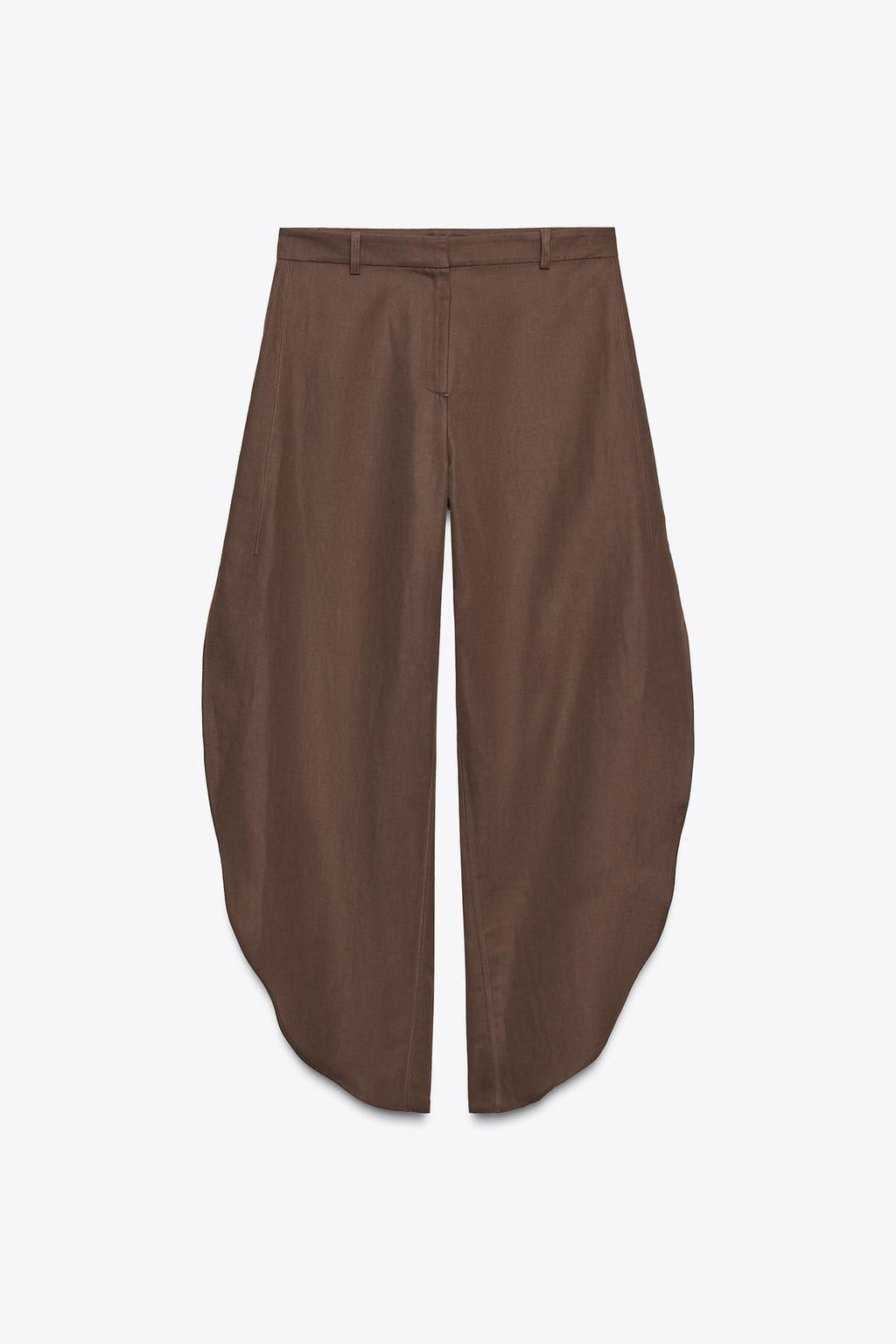 ZW COLLECTION WIDE-LEG TROUSERS WITH VENTS - Zara фото 4