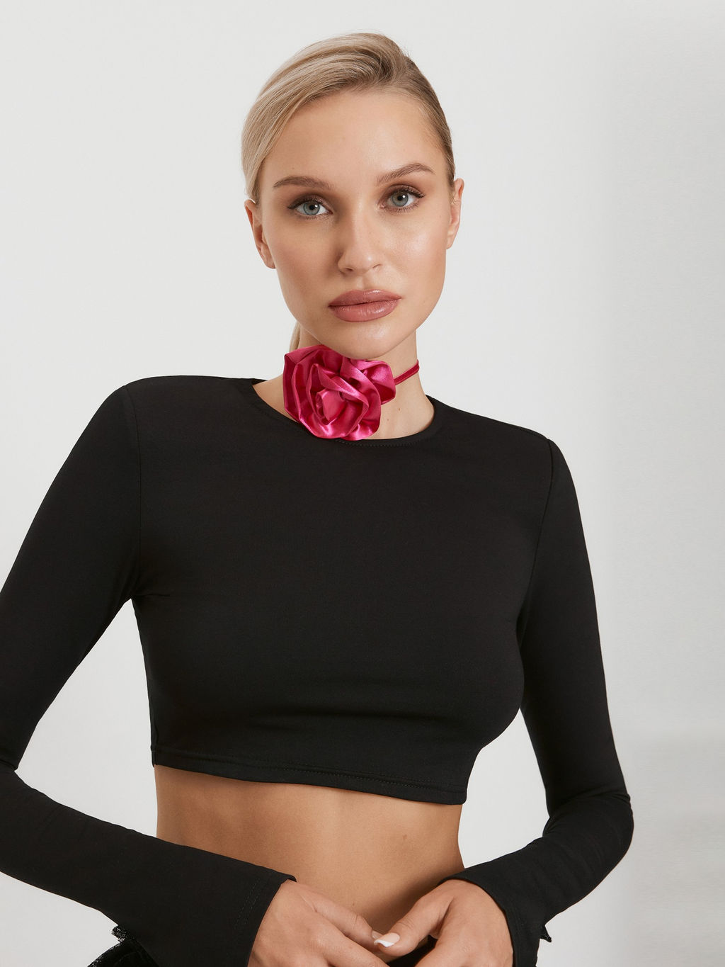 31200270007 Блузка жен. Romera черный - Infinity Lingerie фото 3