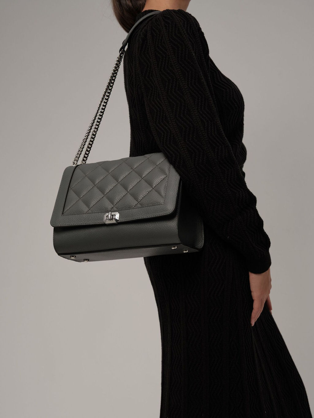 Сумка кожаная Azaro 30783 хромо