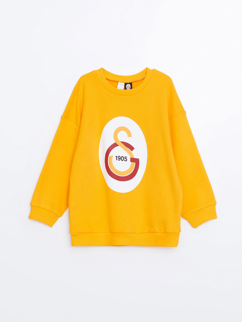 Bisiklet Yaka Uzun Kollu Galatasaray Bask?l? Erkek ?ocuk Sweatshirt