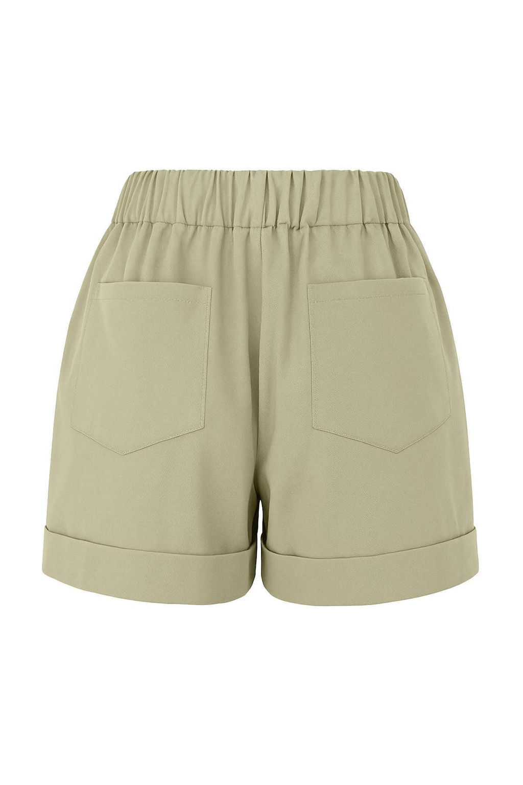 Trendyolmilla Ac?k Haki %100 Pamuk Beli Lastikli Tas Detayl? City Boy Sort & Bermuda TWOSS25SR00229  фото 6