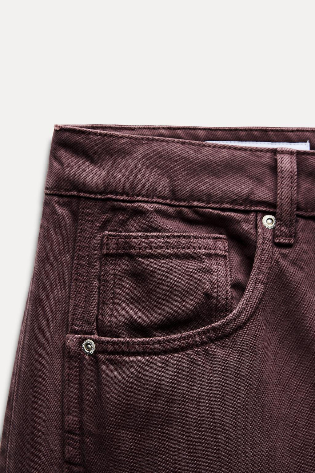 RELAXED BALLOON MID-WAIST TRF JEANS - Zara фото 37