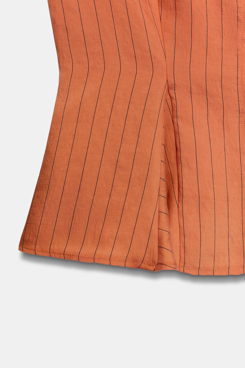 CHALECO RAYAS PEPLUM / Caldero