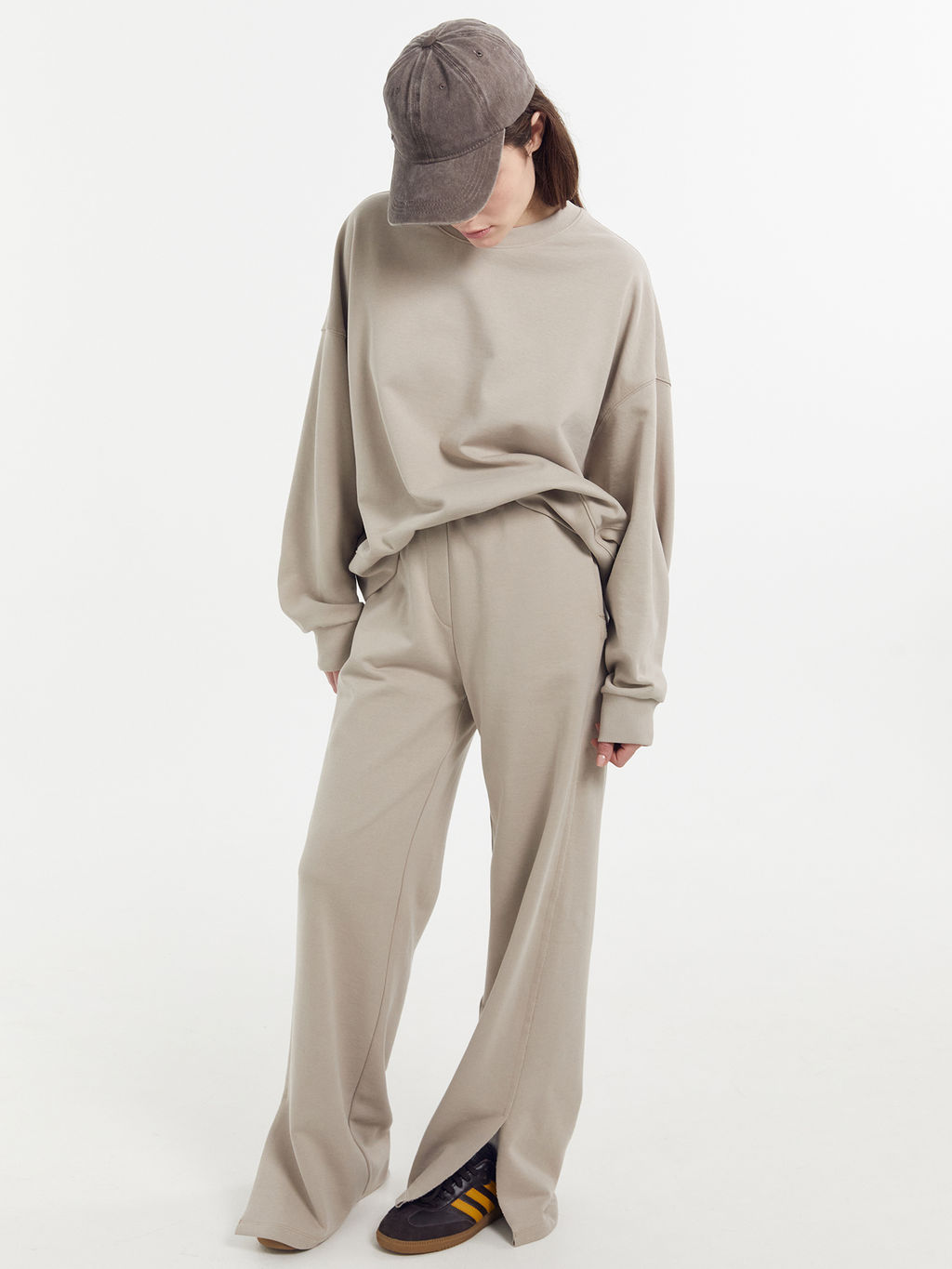 Свитшот женский в кофейно-коричневом цвете кофе с молоком 122949/1 - Mark formelle фото 2