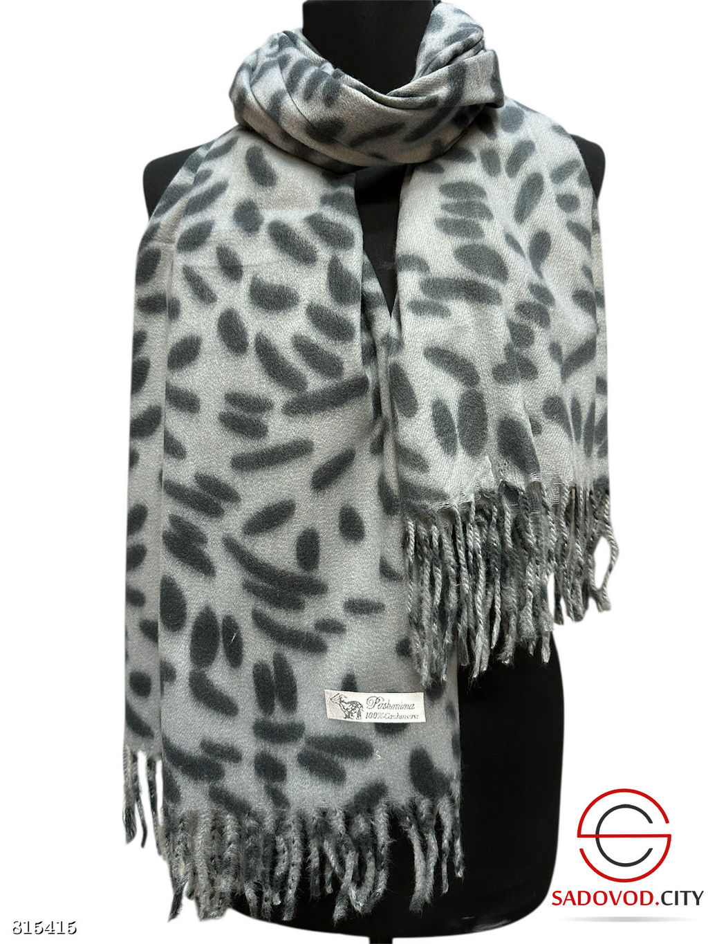 Палантин женский с принтом - Bruno фото 5