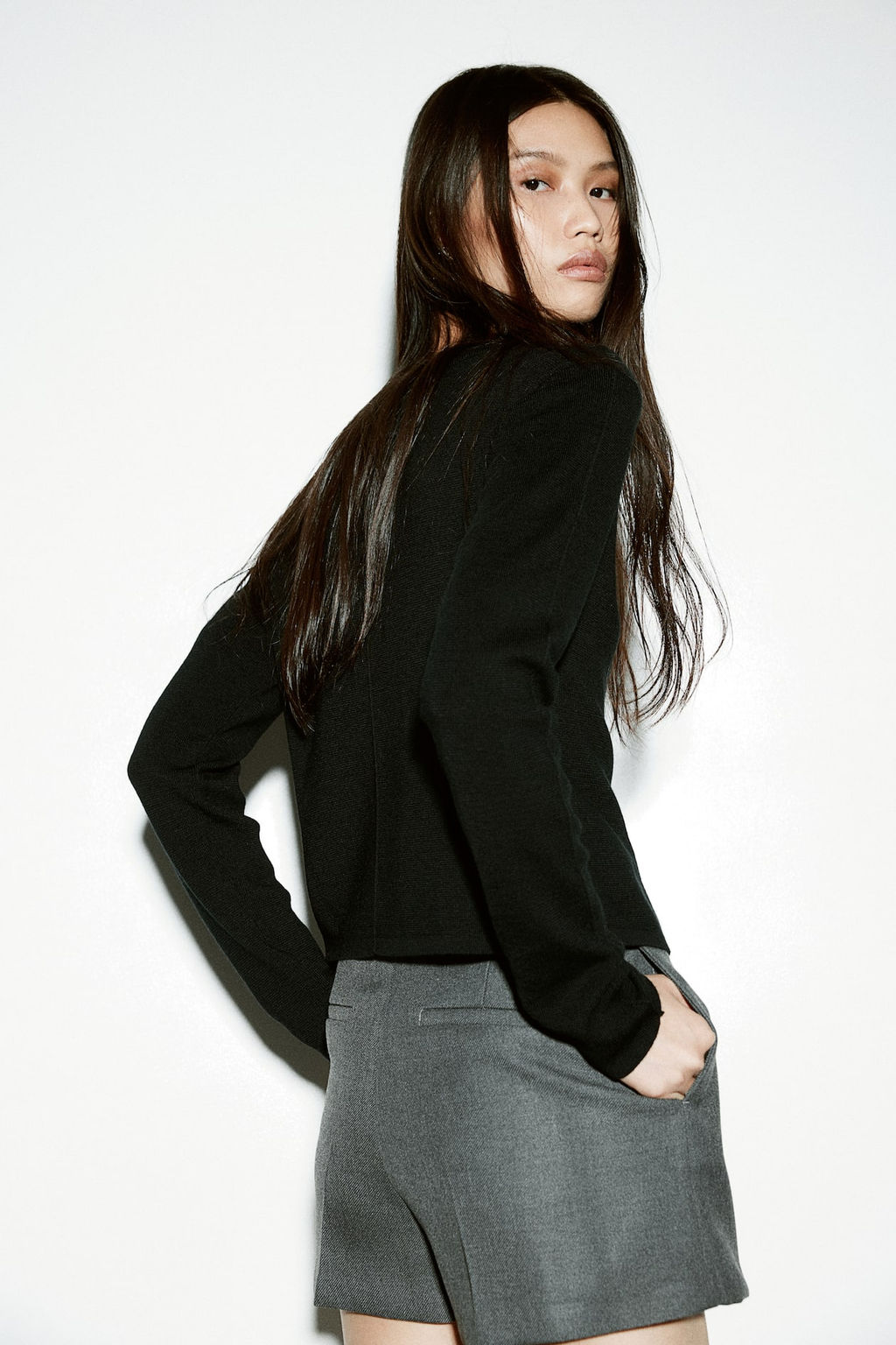 Cardigan en lana merino - H&m фото 3