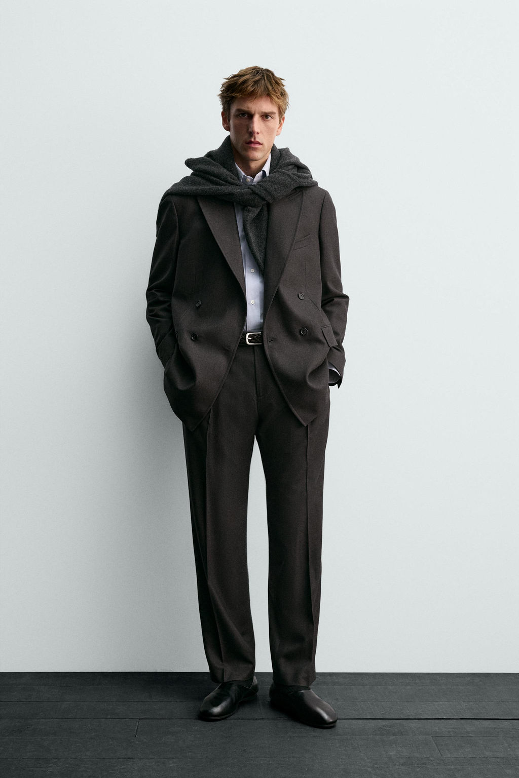 AARON LEVINE X ZARA WOOL SUIT TROUSERS
