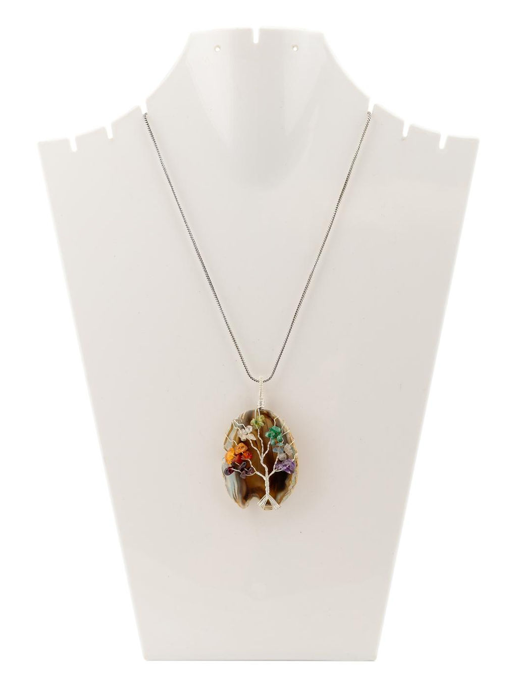 Украшение подвеска на цепочке Дерево №004/1