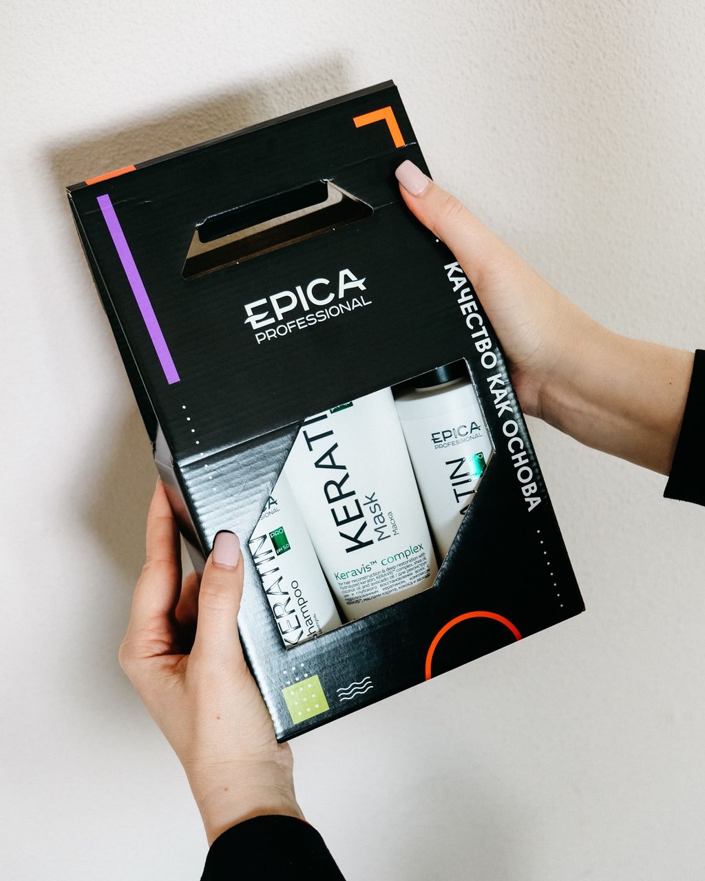 EPICA Набор Keratin Pro (шампунь 250мл+кондиционер 250мл+маска 250мл) - Epica professional фото 2