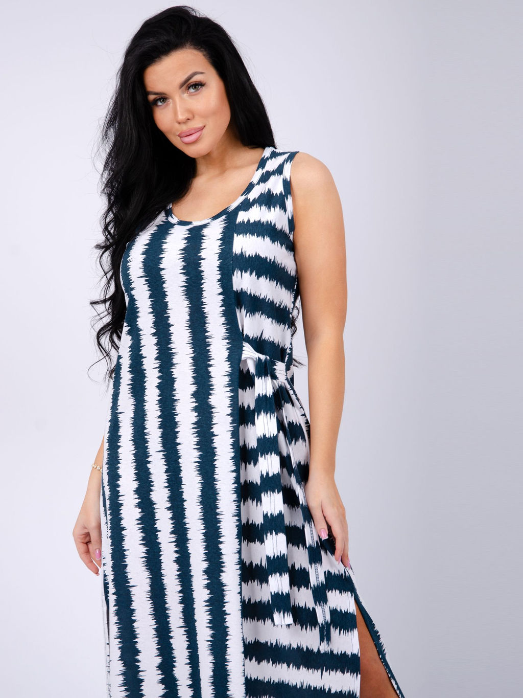 Сарафан "Бали" изумруд, трикотаж