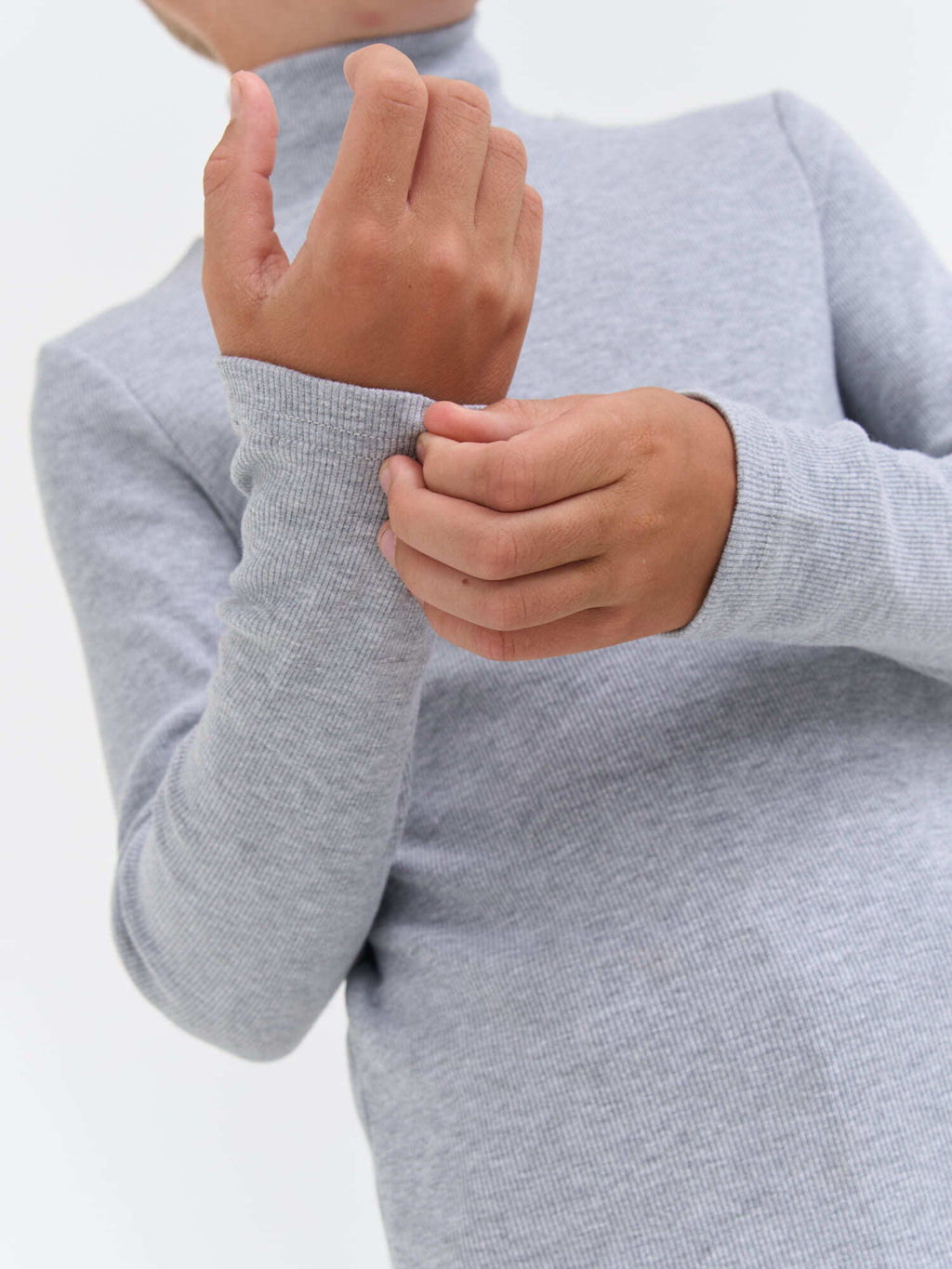 Бадлон Серый меланж 7+ - Bungly фото 8