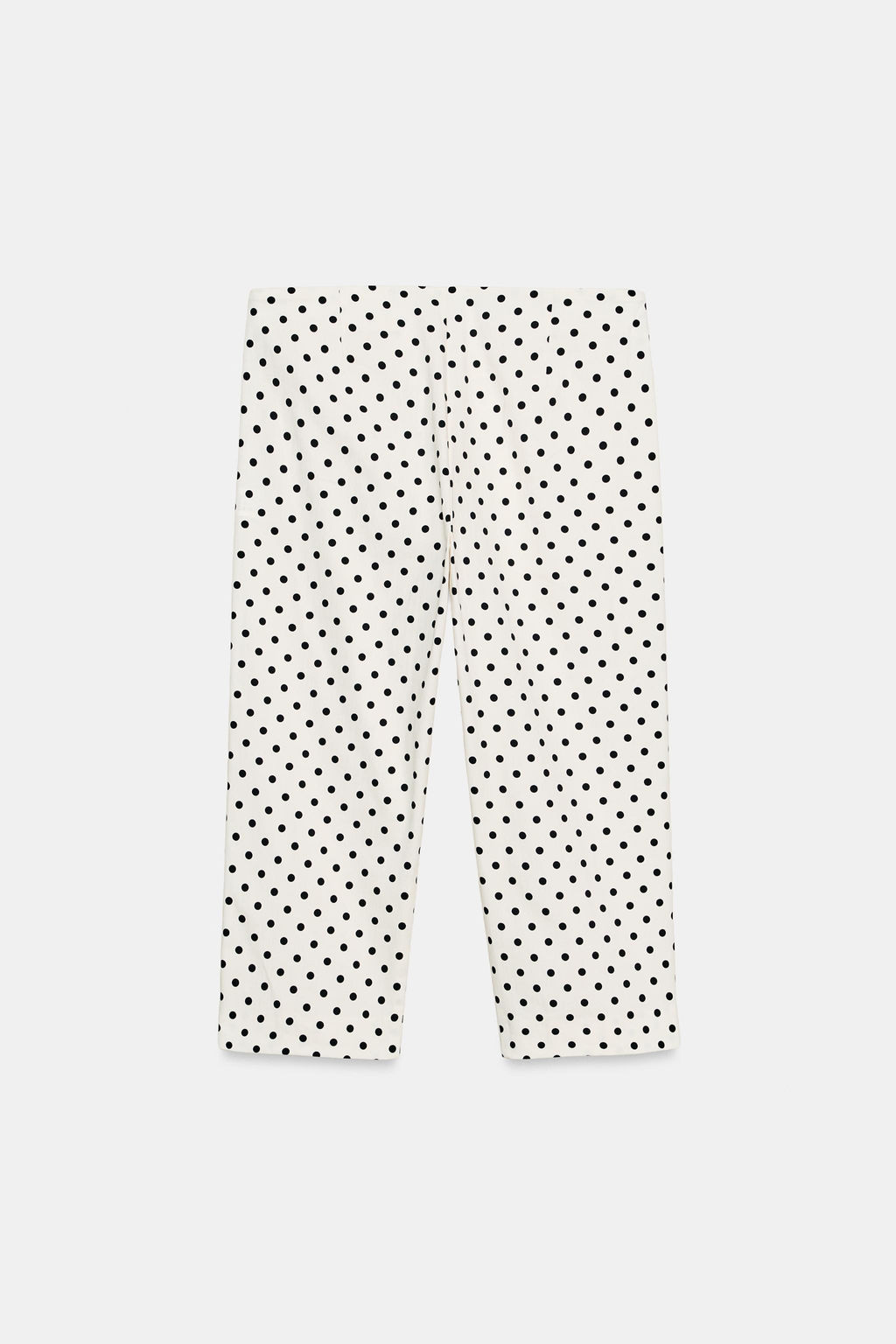 PANTAL?N CAPRI LUNARES / Blanco / Negro - Zara фото 5