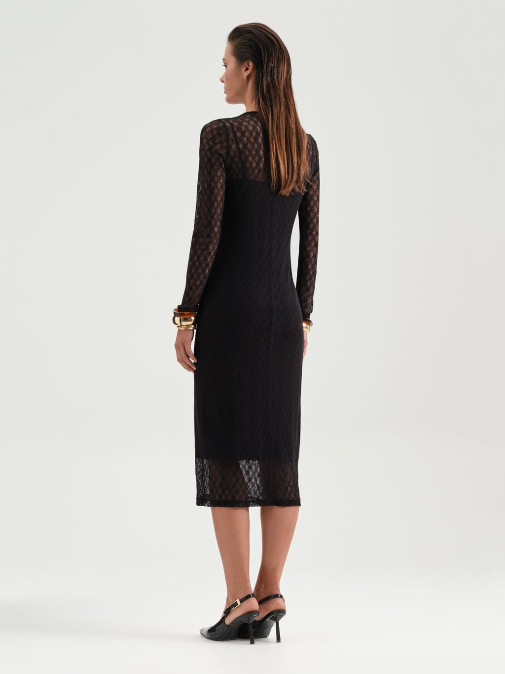 Платье трикотажное