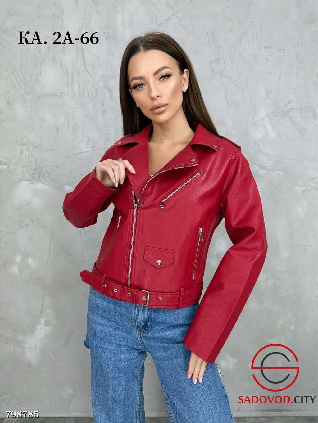 Куртка из эко-кожи с подкладкой - Bruno фото 2