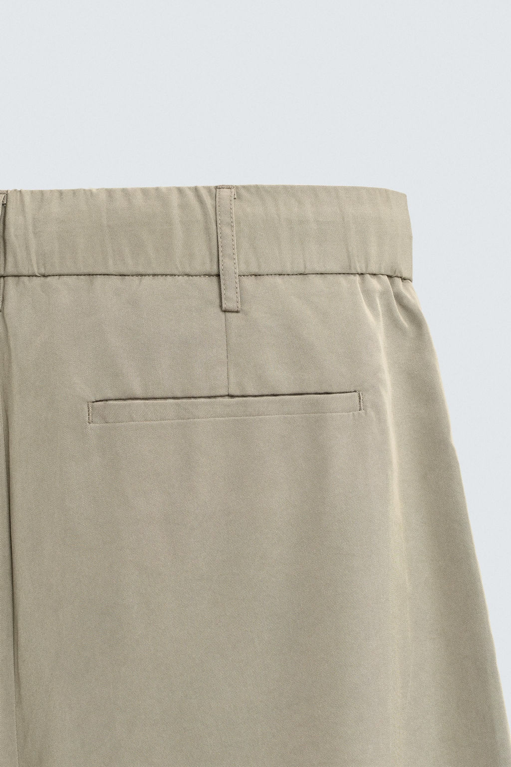 BERMUDA RELAXED FIT EFECTO LAVADO / Beige