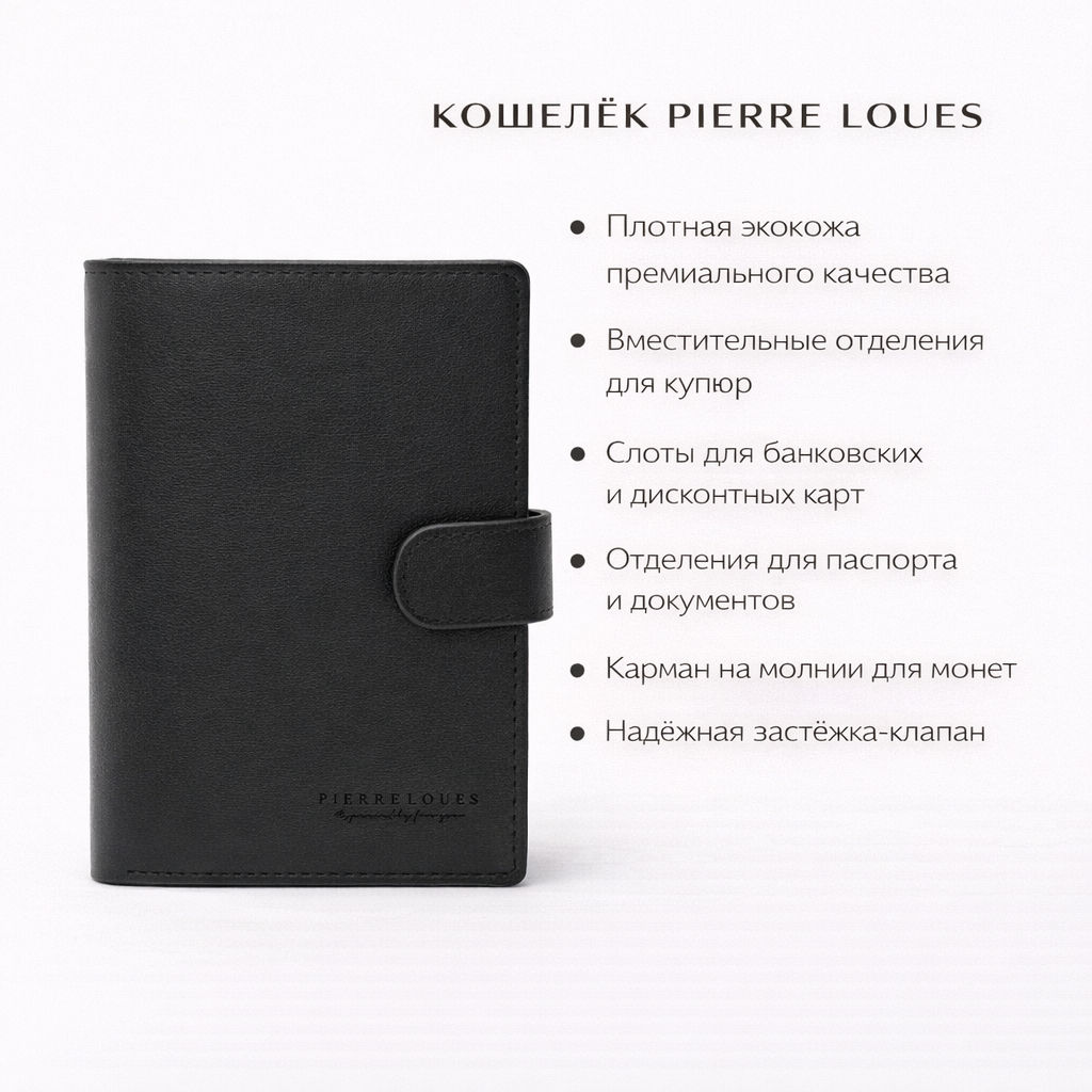 Кошелек W-PL618-39-Black