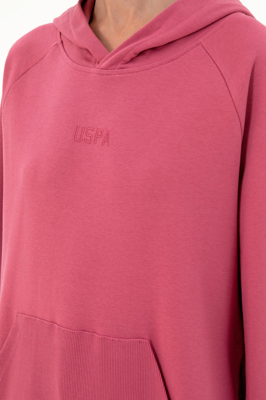 Женский розовый свитшот Неожиданная скидка в корзине - U.s. polo assn фото 7