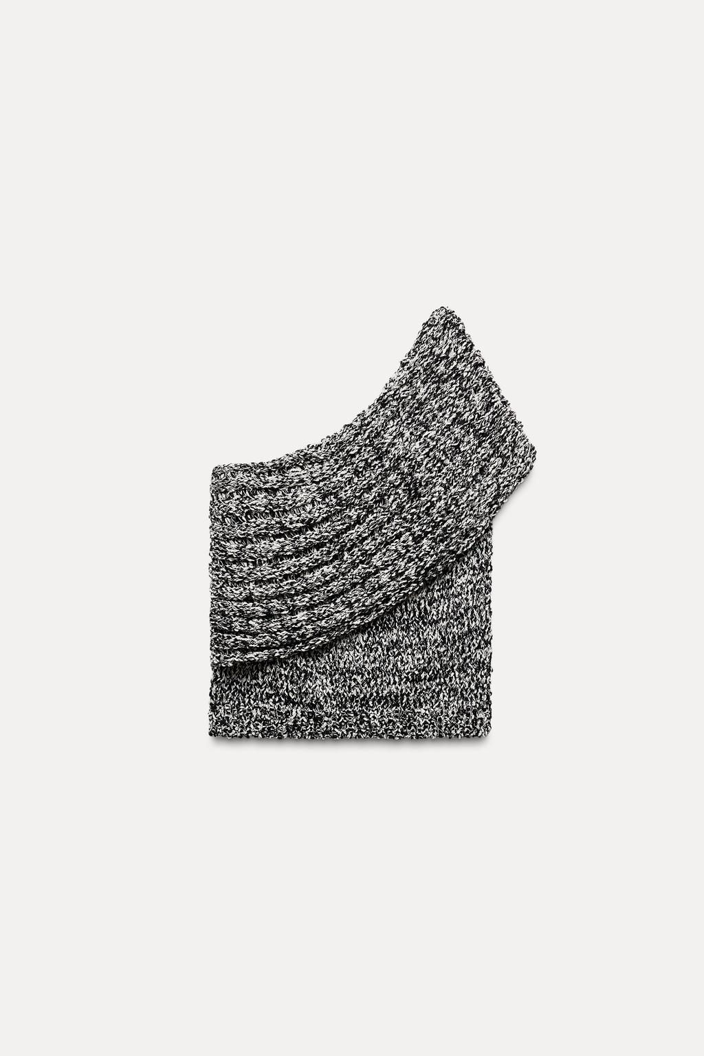 ASYMMETRIC KNIT TOP - Zara фото 3