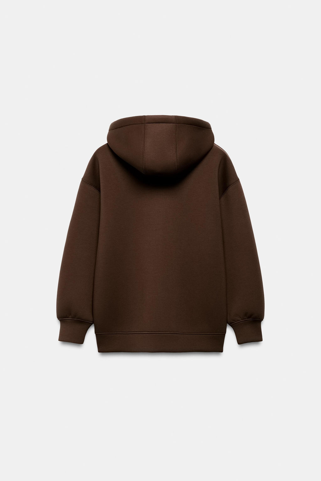 SUDADERA CAPUCHA CORDONES / Marr?n - Zara фото 9