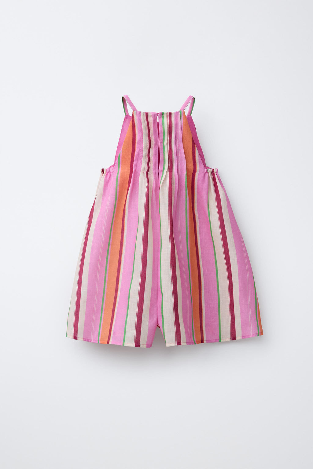 MONO CORTO CUELLO HALTER FLORES / Rosa vigor? - Zara фото 2