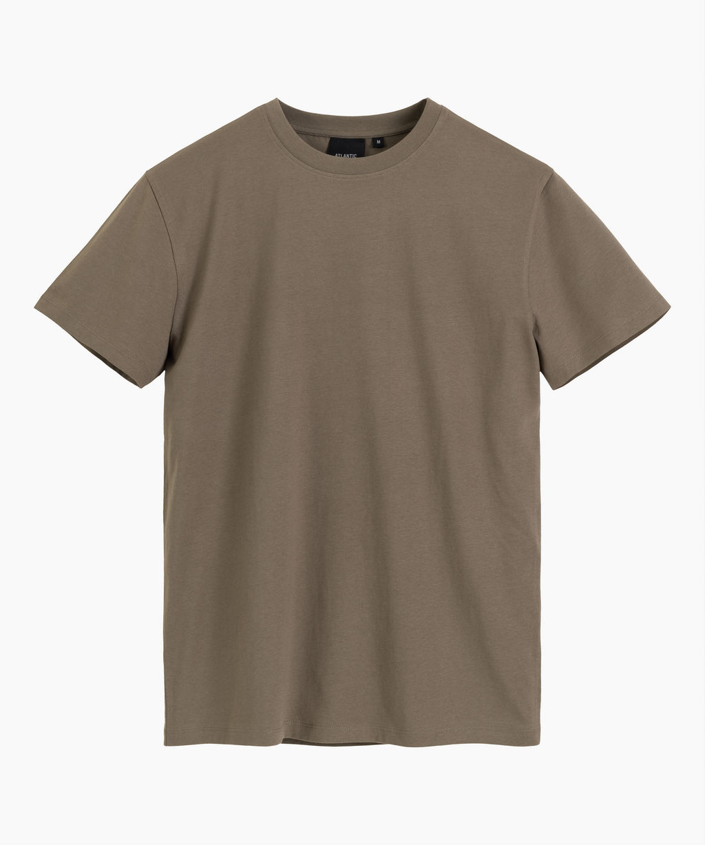 ATLANTIC NMT-033 Футболка пижамная мужская T-Shirt темно-бежевый  фото 2