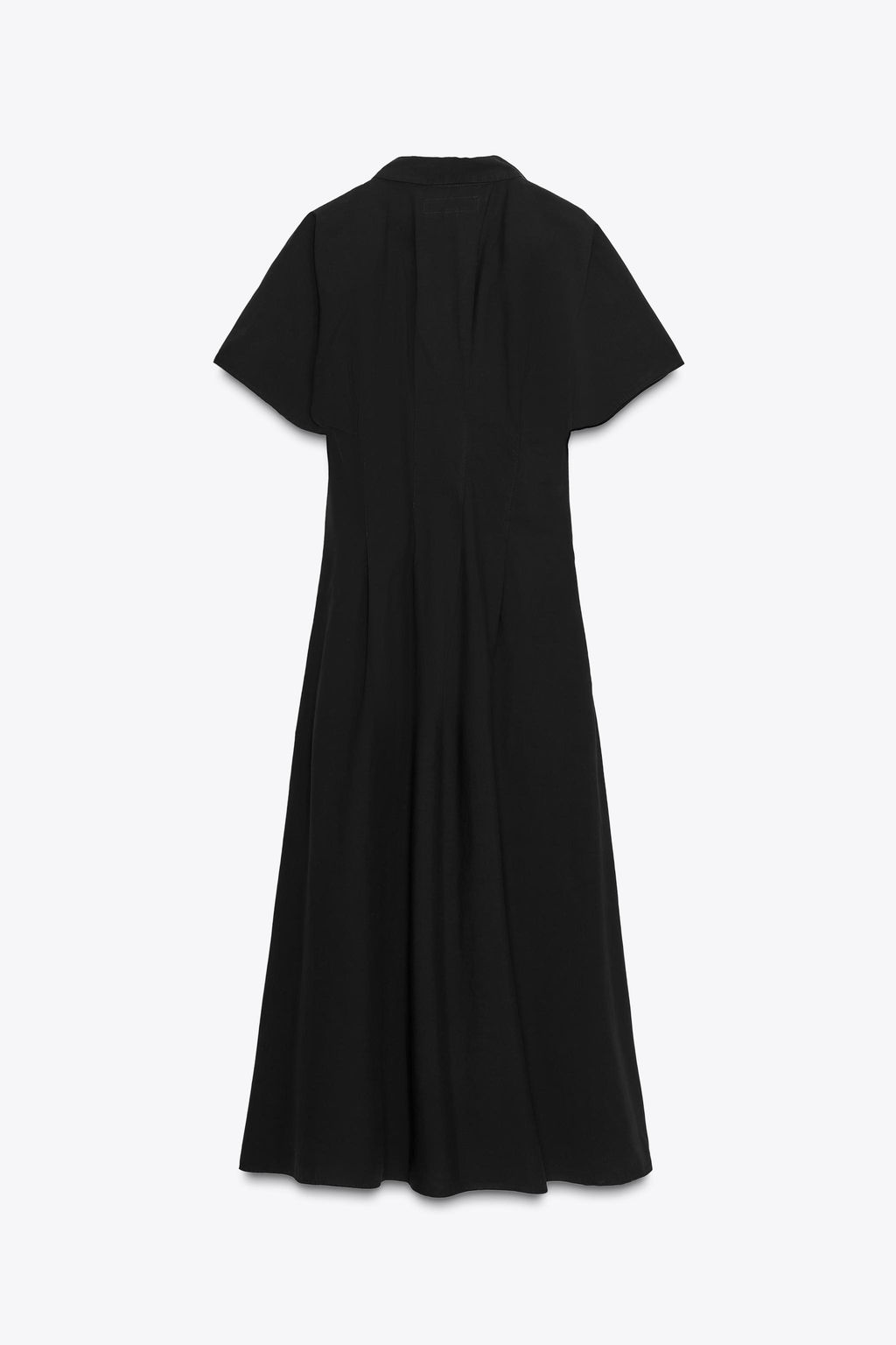 ZW COLLECTION POPLIN SHORT SLEEVE DRESS - Zara фото 7